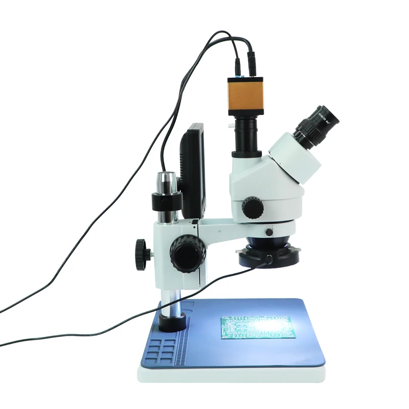  kailiwei 14MP hdmi-compatible Camera Lcd for iPhone IC Repair High definition microscope Trinocular Stereo