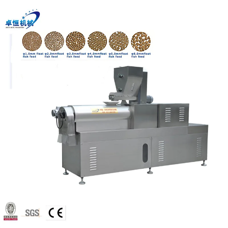 Top Quality Floating Fish Feed Extruder Processing Plants Feed Pellet Machine Fish Meal.corn Flour,soya Bean Meal.etc 1500 CE/BV