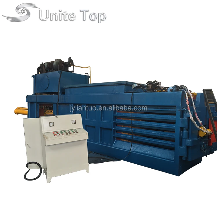 Horizontal hydraulic waste paper baling machine with good after service
