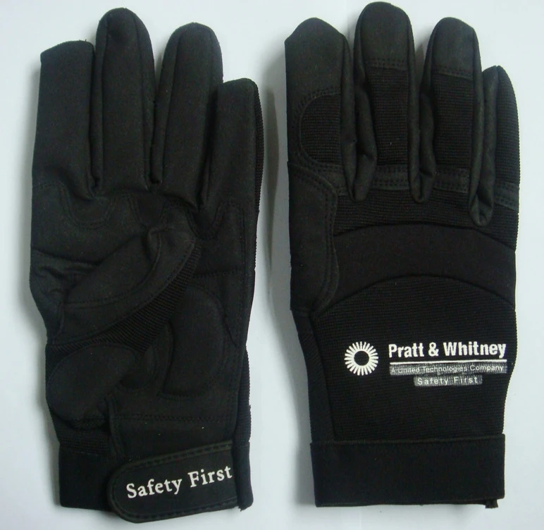 
Safety leather work gloves 