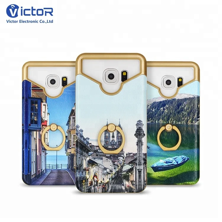 Universal Ring Holder OEM Leather Sticker Mobile Case Mobile Phone Accessory For Android Phones