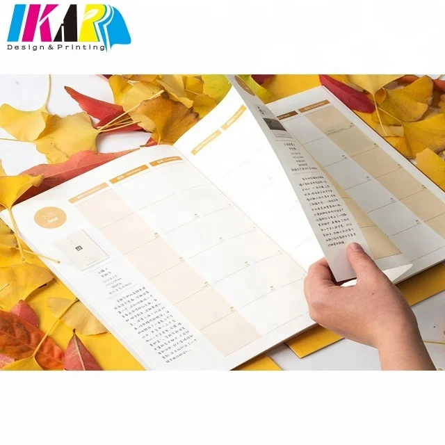 Custom Soft Cover Saddle Stitching Notebook Printing