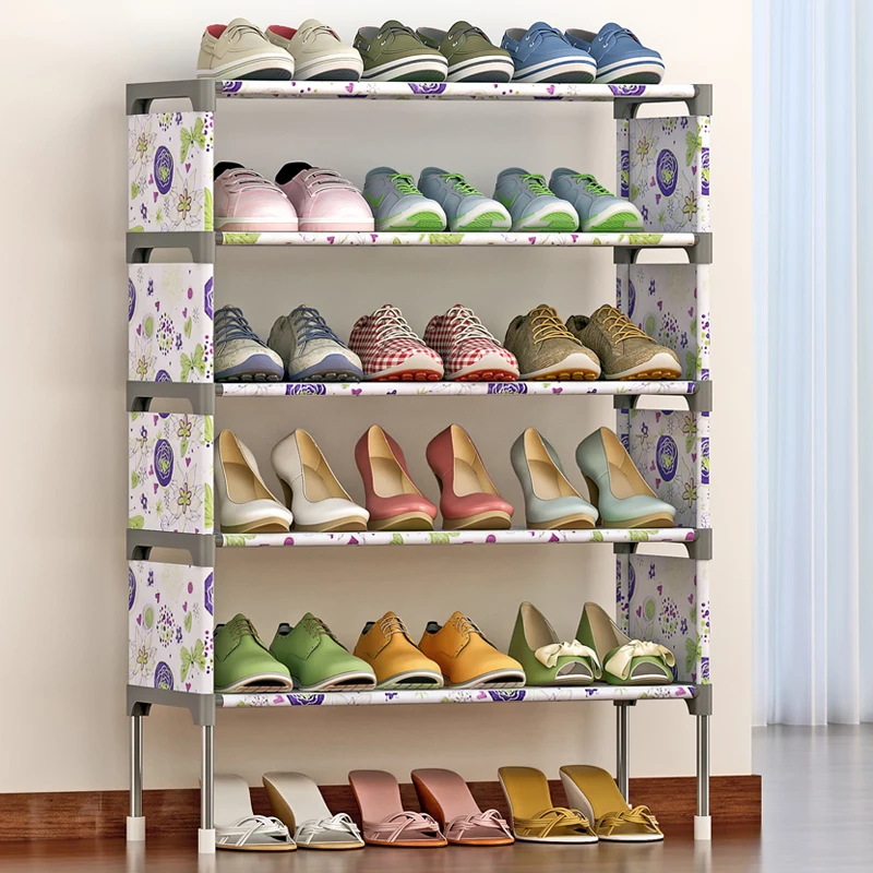 
Shoe Shelf 6 Layer Combination Shoe Rack Large Capacity Simple Shoe Cabinet Home Storage Organizer 