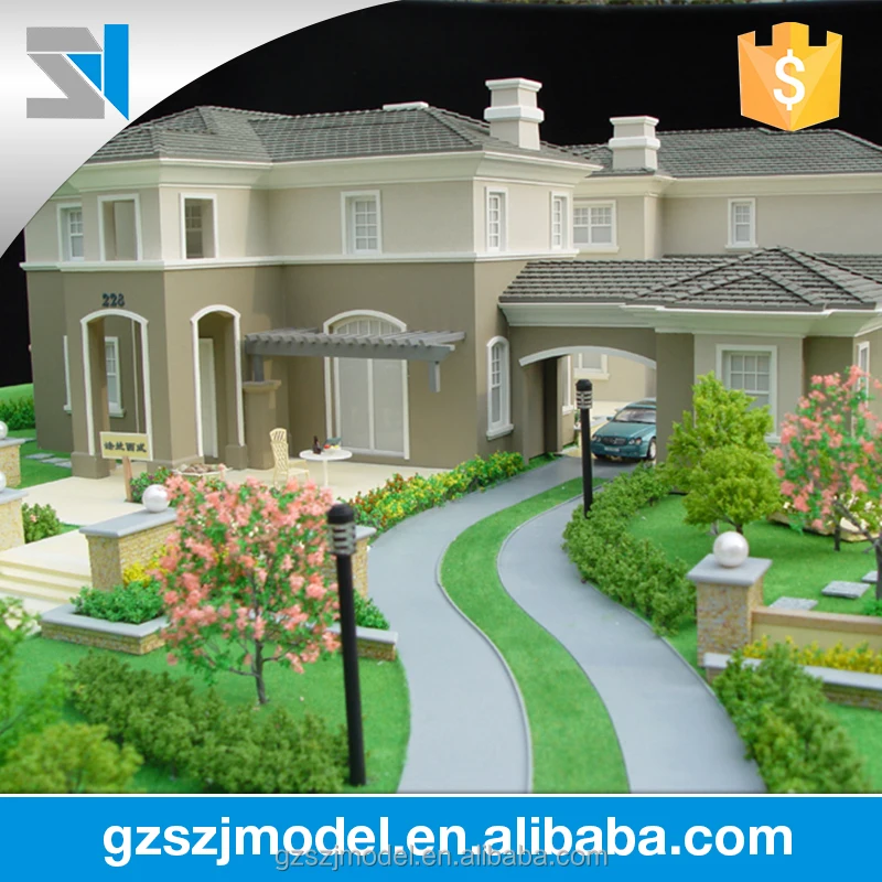 Изобразительное мастерство с световой эффект архитектурная модель масштаб