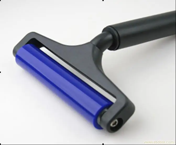 Многоразовый силиконовый липкий ролик для удаления пыли с пластиковой ручкой, 60000 раз