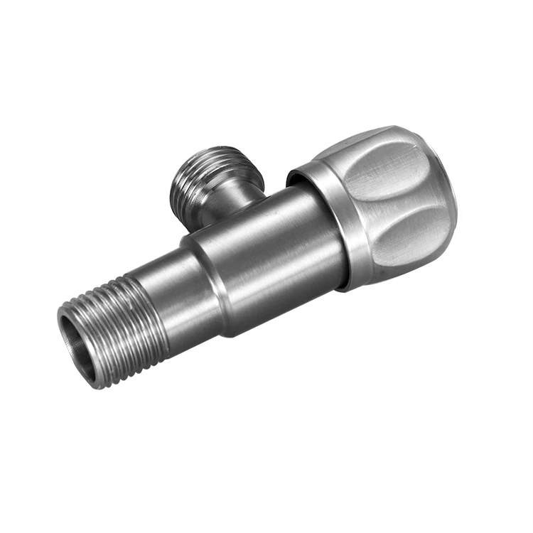 Unique high end sanitary hot cold water mixer brass angle valve