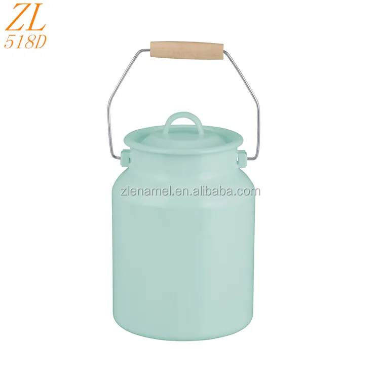 Жили 518D эмаль молочных ведро белой эмалью ведро эмаль молочных ведро
