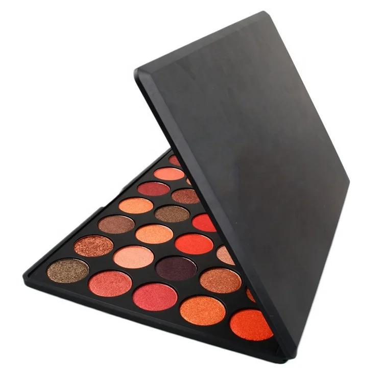 Inexpensive Good Make Up Cosmetics 35 Glitter Custom Eyeshadow Palette