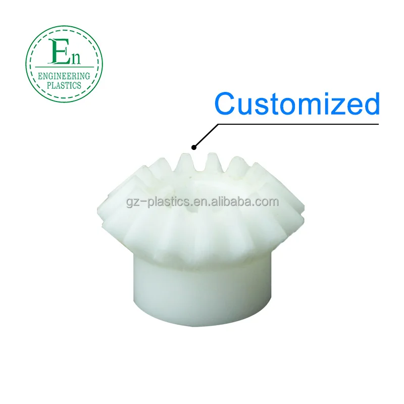 Customized helical plastic nylon spiral pinion bevel gears