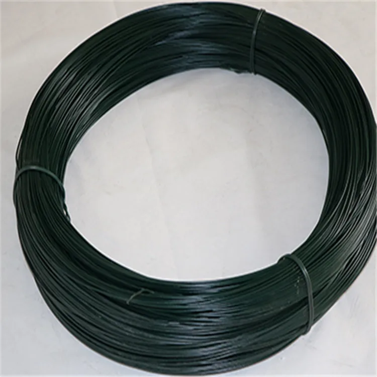 Plastic Pvc Pe Coated Galvanized Iron Wire For Consumer Product Packing Daily Binding