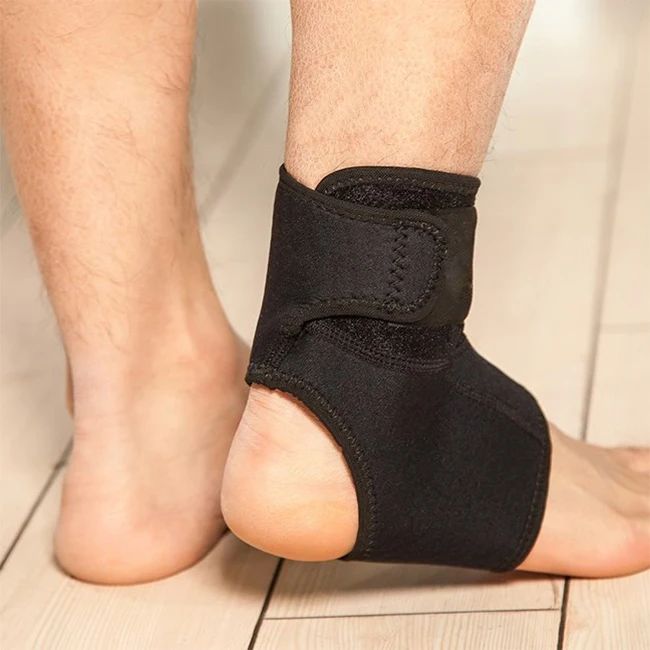 Компрессионная конструкция фитнес Неопреновая регулируемая поддержка голеностопа