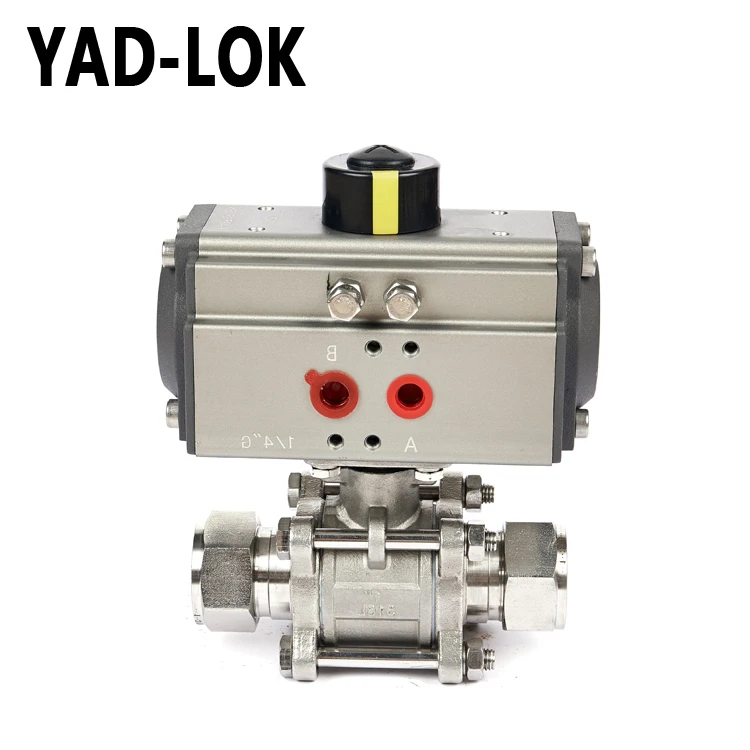 YAD-LOK Low Price High Quality High Pressure solenoid Ball Valve Dn100