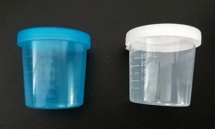 sterile type bulk or individual package leak proof 30ml sterile plastic specimen cup PP sputum container