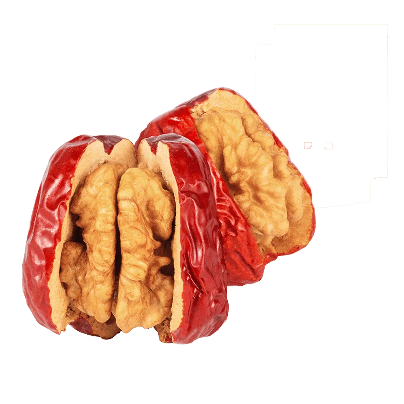 
Walnut halves in red dates Jujube snacks 