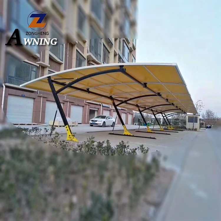 polycarbonate sheet PC roof Aluminum frame driveway gate canopy carport