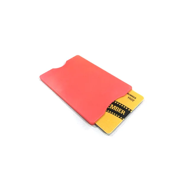 Жесткий пластиковый держатель для кредитных карт с блокировкой RFID АБС защиты информации от