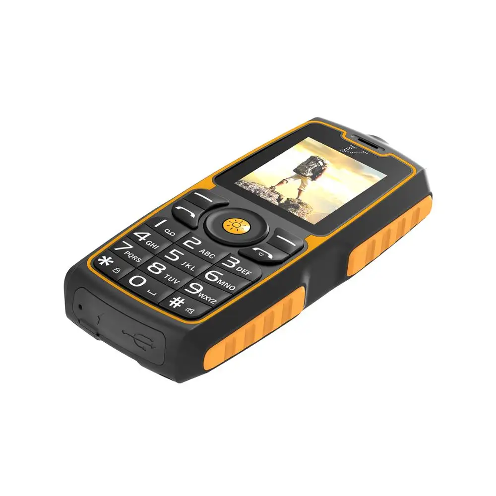
factory wholesale 2.4 Inch Feature cell Phone Rugged Big Battery Power Bank A11 mobile Phone 