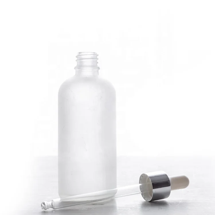 
5ml 10ml 15ml 20ml 30ml 50ml 100ml Frost Boston Round Glass Dropper Bottle 