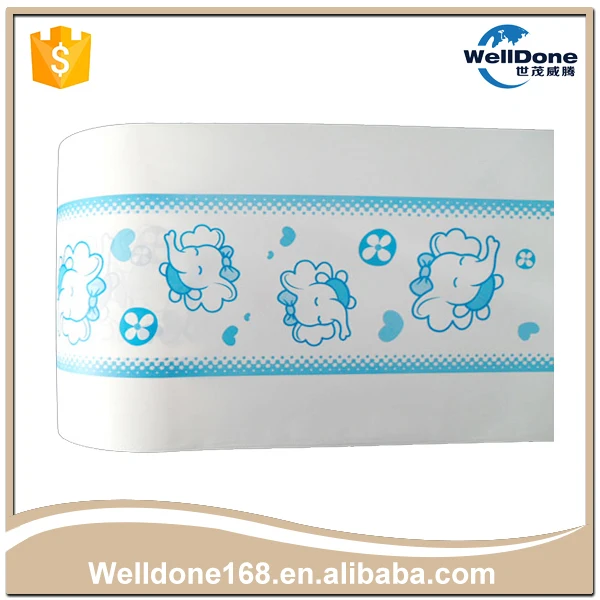 Новый б детские пеленки сырья пэ пленки с самым лучшим ценой