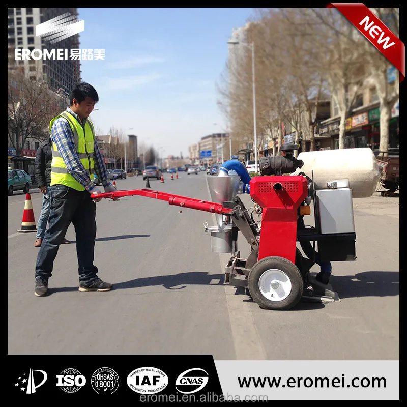 Custom made asphalt concrete cutting machine
