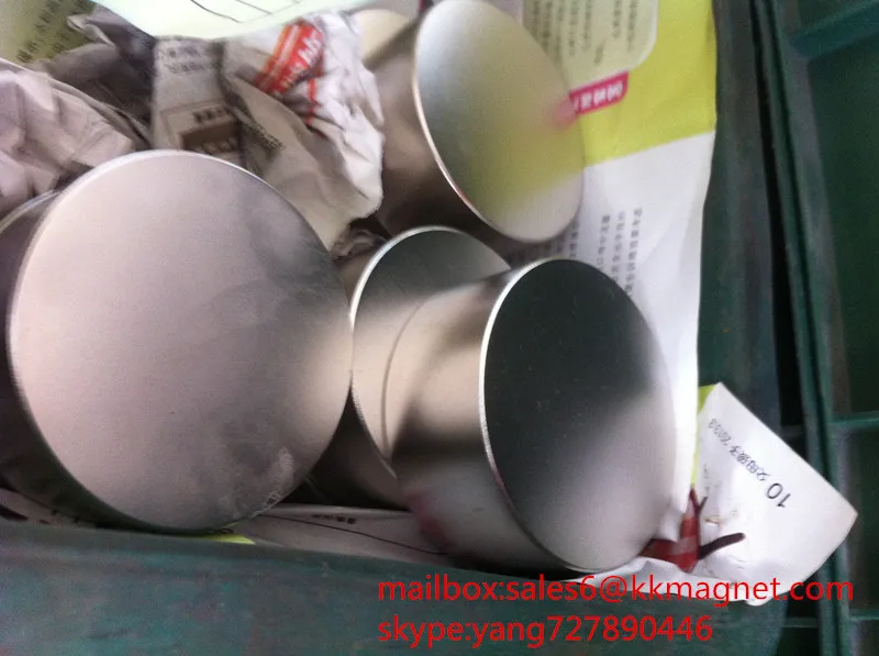 большой цилиндр постоянного неодимовым магнитом большим круглым магнитом N35, N38, N40, N42, N45,