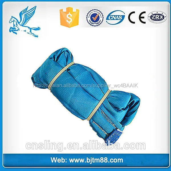 Alibaba express soft round mast sling/eye eye polyester soft round sling