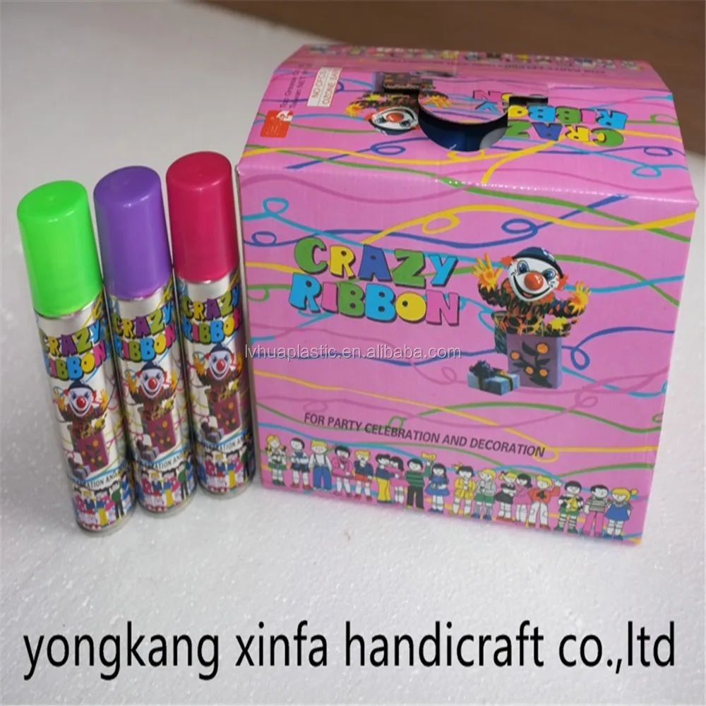 150ml taiwan colored crazy ribbon /party string for party celebrations