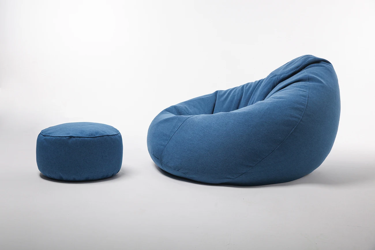 Hot sales Indoor  Outdoor bean bag new design living room chair lazy sofa Giant Pear Teardrop Bean Bag cover