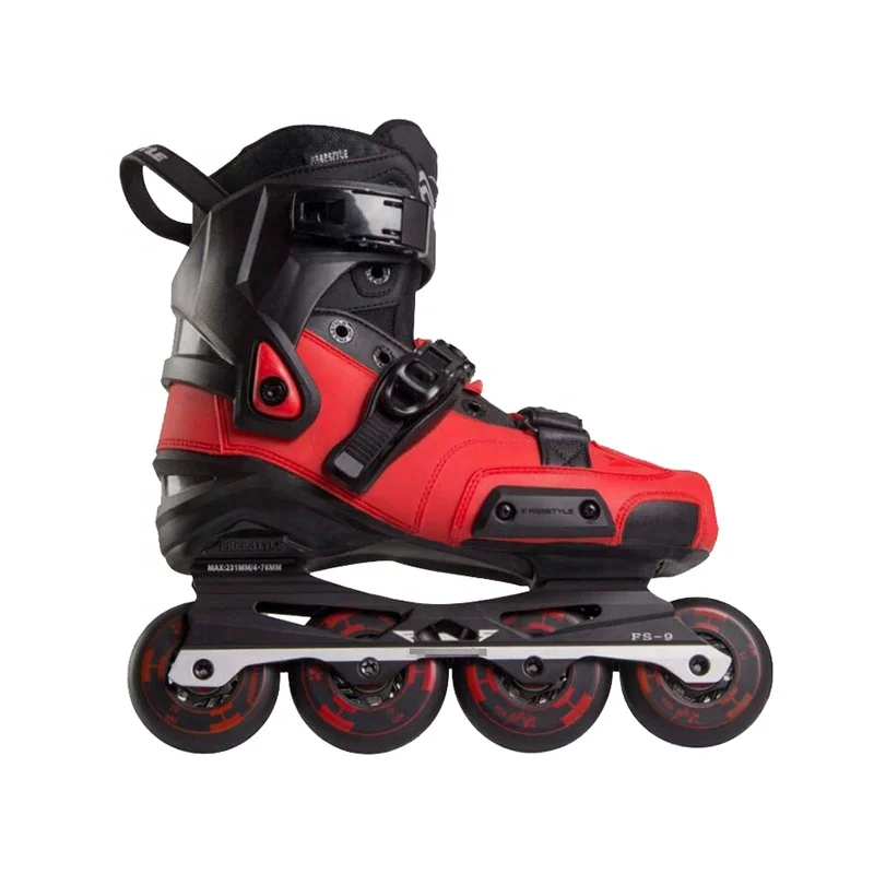 Professional freestyle 4 wheels freeline high quality roller derby inline speed skates for adults