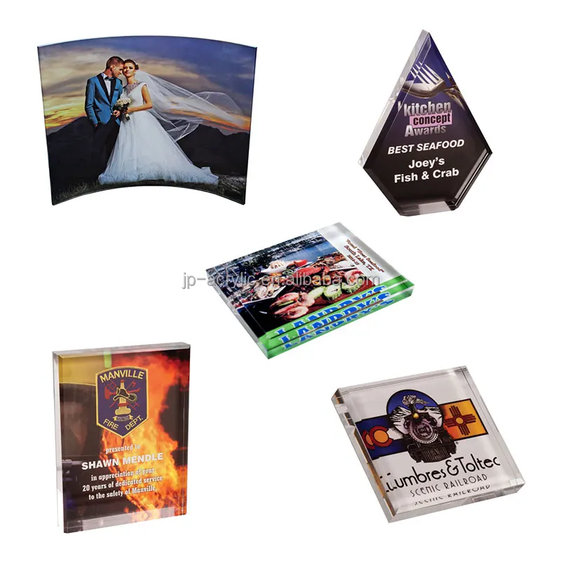 Оптовая продажа, изогнутые круглые квадратные акриловые сублимационные заготовки