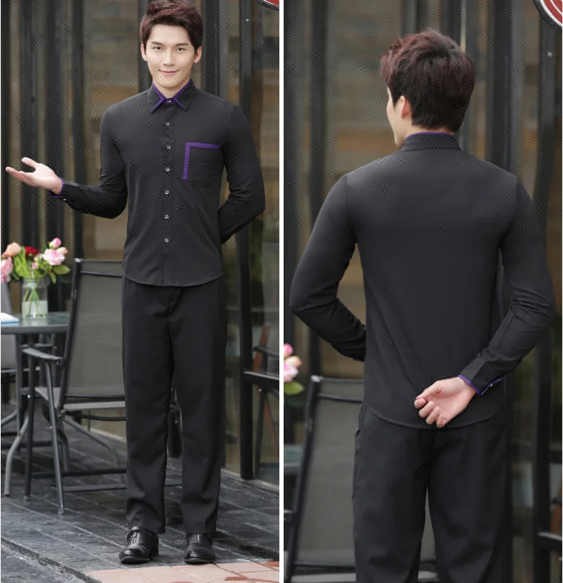 Fast Food Restaurant Waiter Uniform, Waitress Uniform Shirt