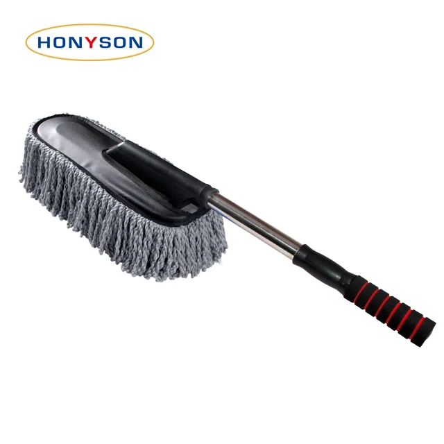 Auto Wax Brush Rotating Foldable Car Cleaning Mop Car Duster