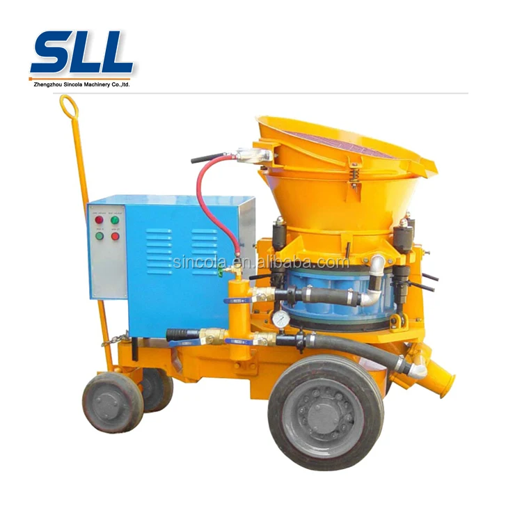 2021 China hot sale mini gunite machine dry and wet mix shotcrete machine price