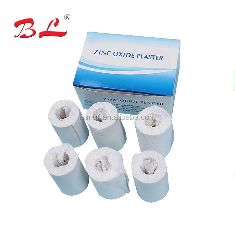 Direct factory cotton fabric rigid cloth fixing bandage Zinc Oxide Adhesive Plaster