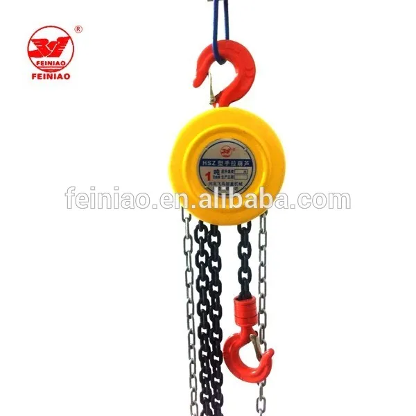 HSZ chain hoist, small size portable round manual chain hoist