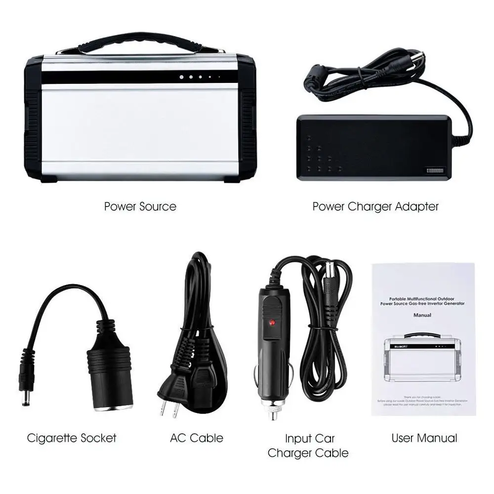 Powerful S601 lithium ion battery portable solar generator 110v 240v generator solar portable storage power station