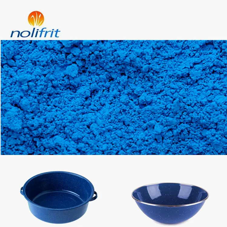 High temperature resistance prussian blue pigment for porcelain enamel product