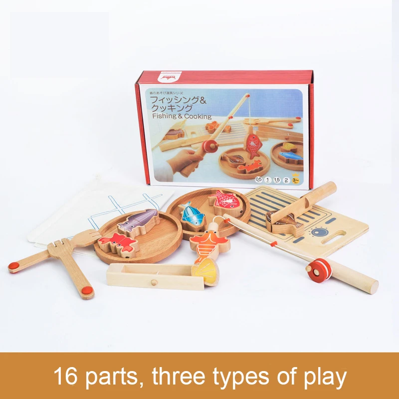 christmas Best sale wooden toy kitchen cutting fish set,Modern wooden kitchen for children
