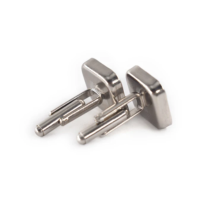 Французские запонки ручной работы из ореха, мужские запонки с индивидуальным логотипом из нержавеющей стали и дерева, квадратные запонки