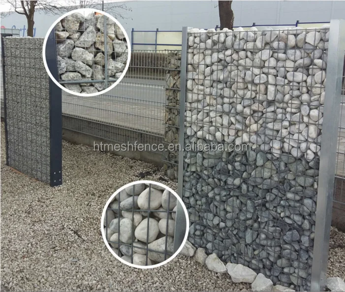 China Anping Garden Wall Fence Basket, Welded Gabion Retaining Wall Box Filled with Stone
