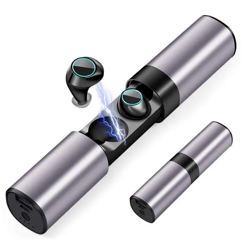 TWS IP67 Waterproof S2 Sport BT 5.0 HIFI Sound Wireless Earbuds With Charging Box Noise Cancelling Headphone