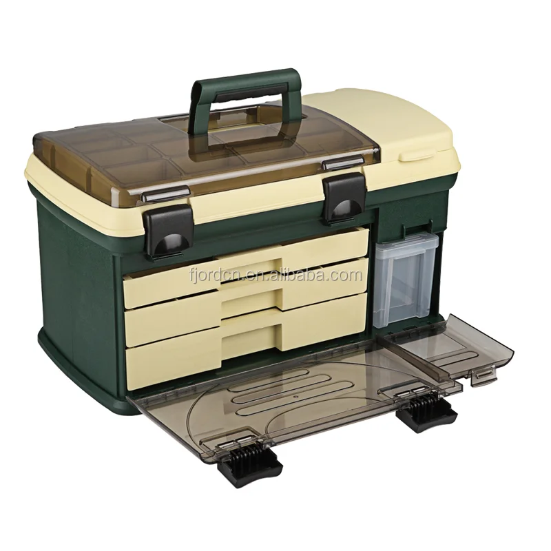 FJORD высокопрочный портативный ассортимент Водонепроницаемый Многофункциональный пластиковый ящик для инструментов коробка для рыбалки