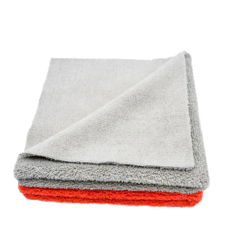 High water absorption hot sell long short pile edgeless microfiber cleaning towel cloth