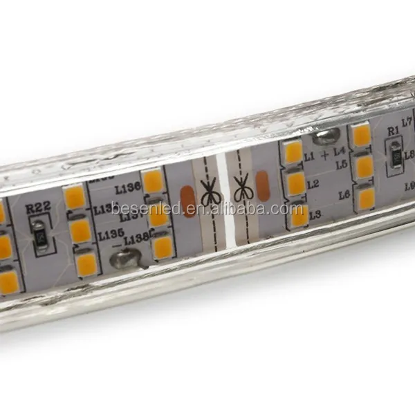 2400k Warm White Lighting 2700k Flexible 220v 20w 240v 3014 Smd 4014 100meter 230v Ac 100m/roll Led Strip Light 220-240v