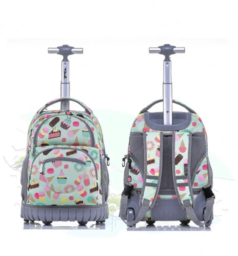 Kids Rolling Backpacks Luggage Trolley School Bags