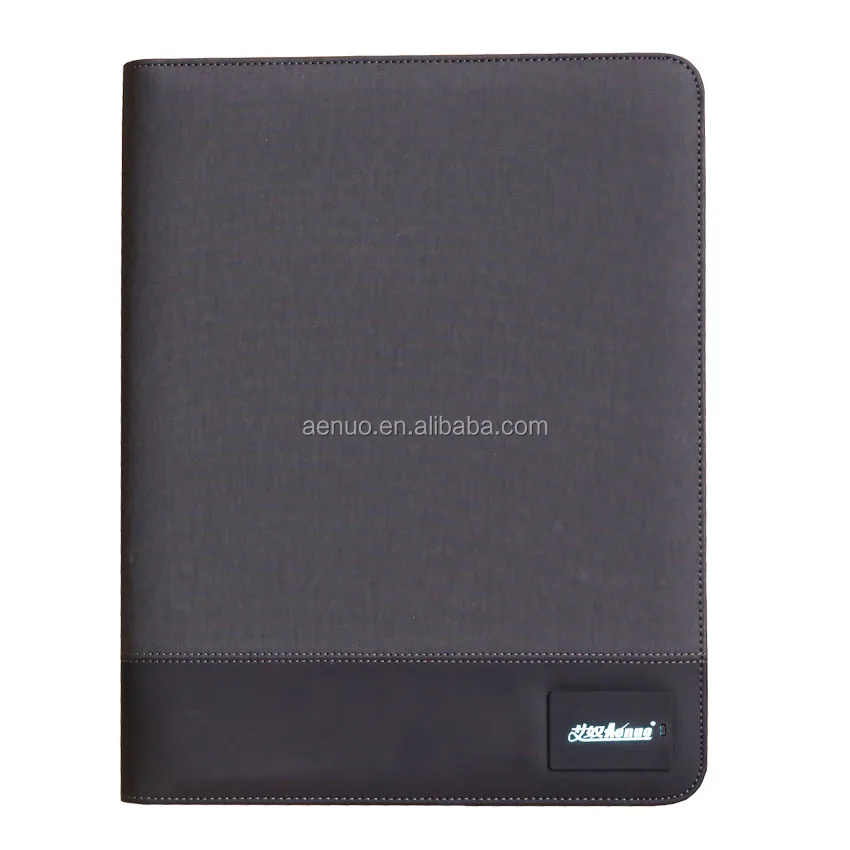  VIP-подарок внешний аккумулятор формата А4 из искусственной кожи держатель для документов портфель с лазерным логотипом