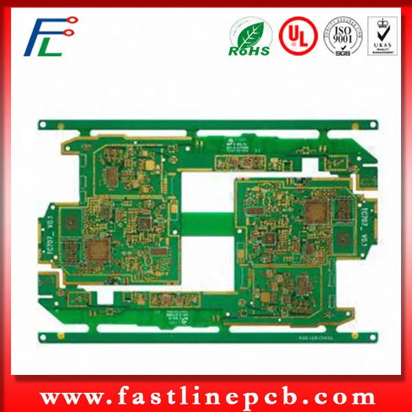 HDI PCB High Tg Многослойных ПЕЧАТНЫХ ПЛАТ Печатной Плате в Китае ПЕЧАТНОЙ ПЛАТЫ заводе