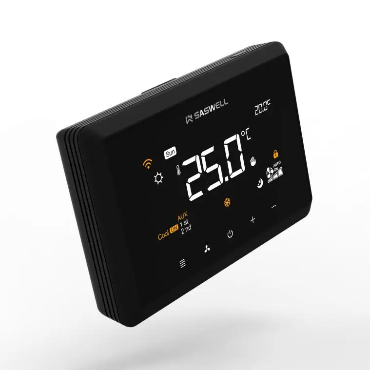 saswell DX unit programmable modbus thermostat for fan coil