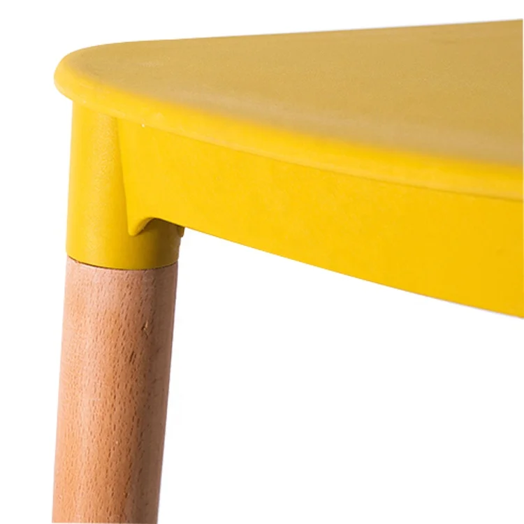 
GUYOU GY-4012 modern Pp Seat Beech Wood Leg Leisure Chair Suppliers 