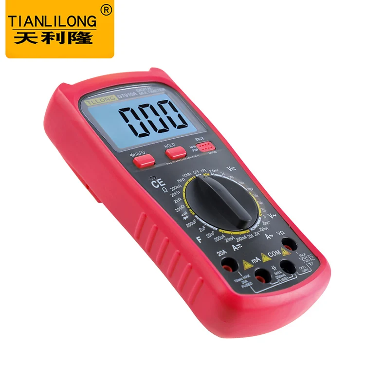High Precision Universal Meter Multimetro LCD Digital Multimeter With Shockproof Set & LCD Digital Display